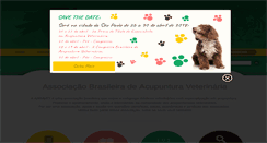 Desktop Screenshot of abravet.com.br